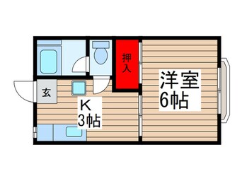 間取図 コ－ポ松本