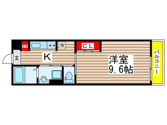 間取図 リブリ・Ｃｒｏｓｓ－Ｔ．Ｋ．
