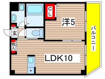 間取図 栗林第７ビル