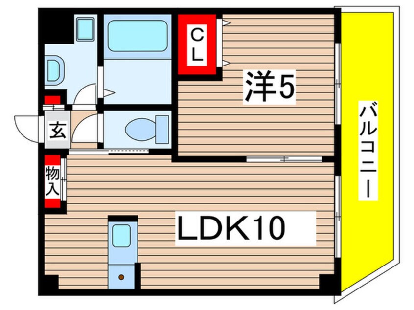 間取図 栗林第７ビル