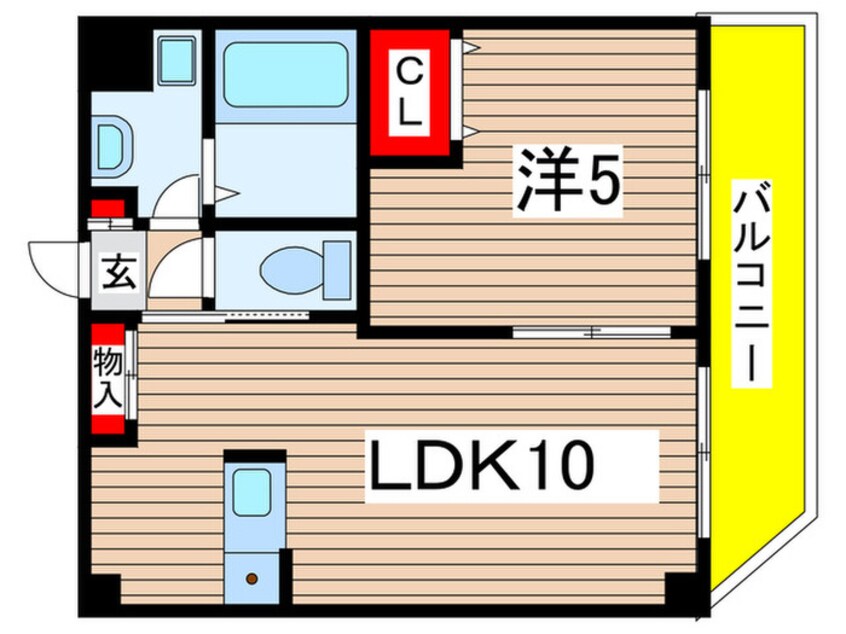 間取図 栗林第７ビル