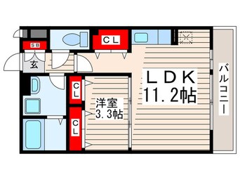 間取図 ｃｌｏｖｅｒＡ棟