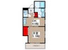 maison　de　liberte 1DKの間取り