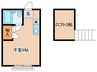 ヴィラ本厚木 1Rの間取り