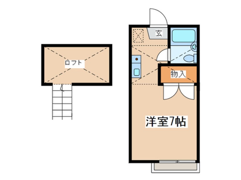 間取図 ヴィラ本厚木