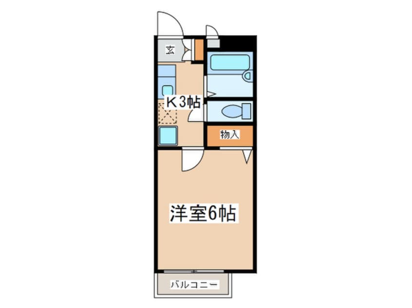 間取図 ミクニハイツⅠ