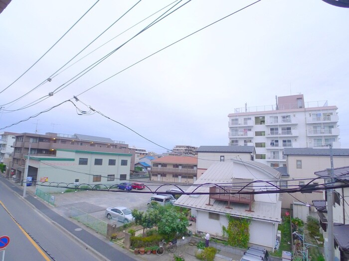 室内からの展望 富津屋ビル