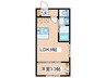 メゾンココン久地 1LDKの間取り