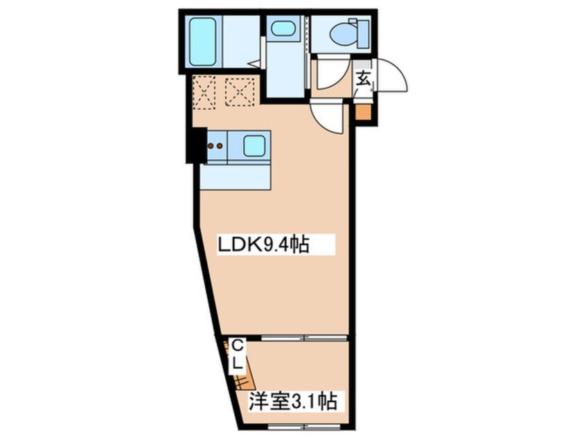 間取図 メゾンココン久地