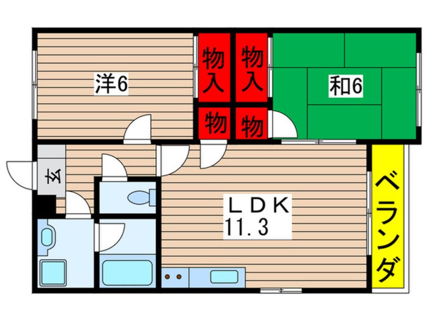 間取図 コムザパルク