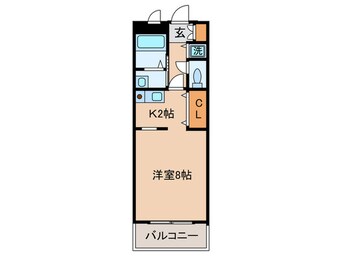 間取図 クレセント武蔵小杉