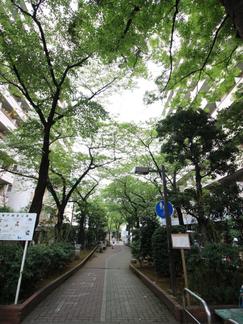 亀戸緑道公園(公園)まで407m サンマリオンＫ