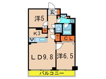 間取図 パークフラッツ学芸大学