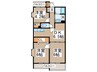 岩澤マンション 3DKの間取り