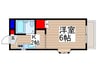 グリ－ンハイツ 1Kの間取り