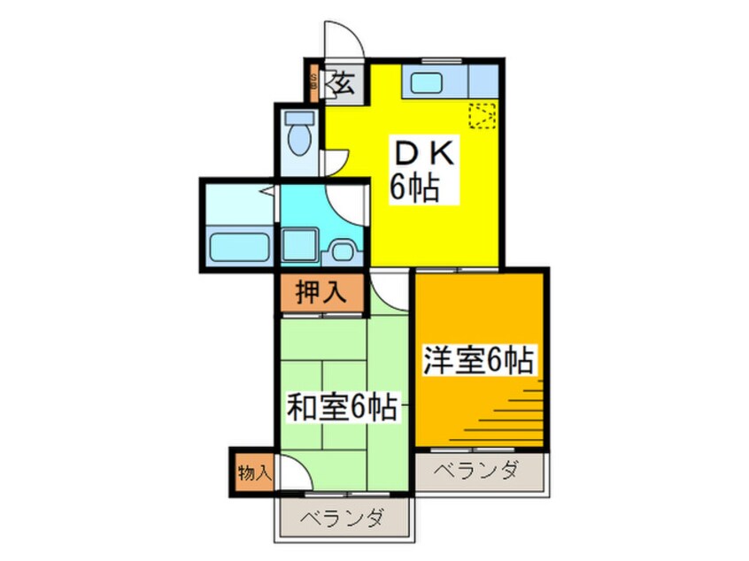 間取図 サンハイツ吉祥寺１号館