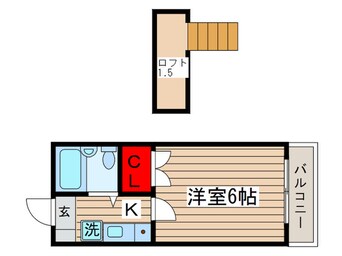 間取図 ﾒｰﾌﾟﾙ大泉学園A棟