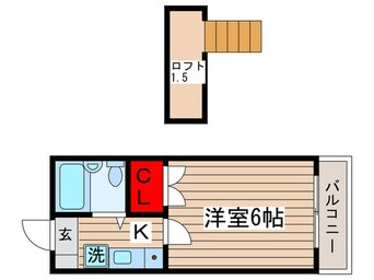 間取図 ﾒｰﾌﾟﾙ大泉学園A棟