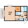 ピアーナ 1Kの間取り