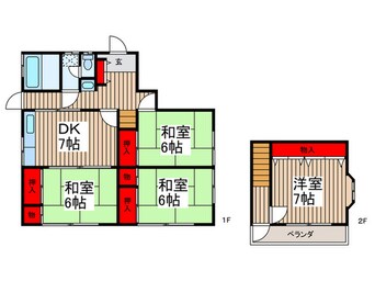 間取図 幸手市千塚ハウス