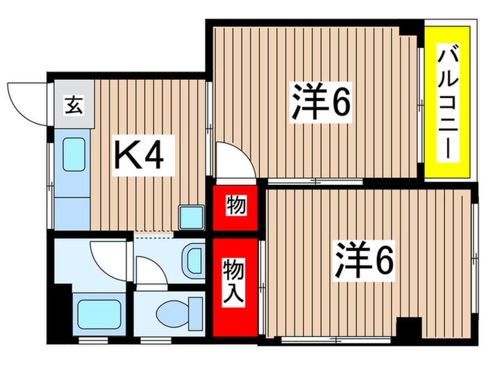間取り図 前田第２マンション