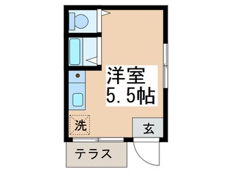 間取図 コ－ポ栗原