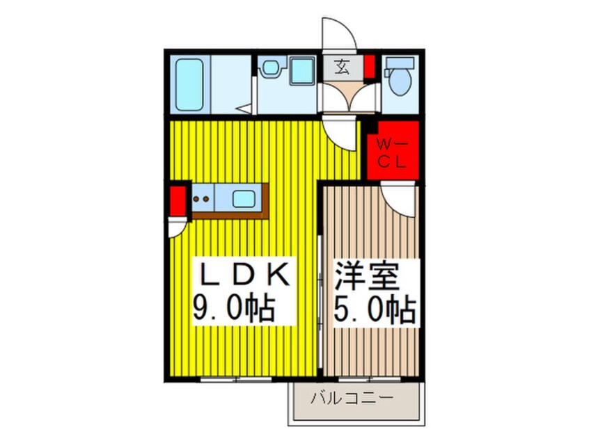 間取図 クレアコート川口