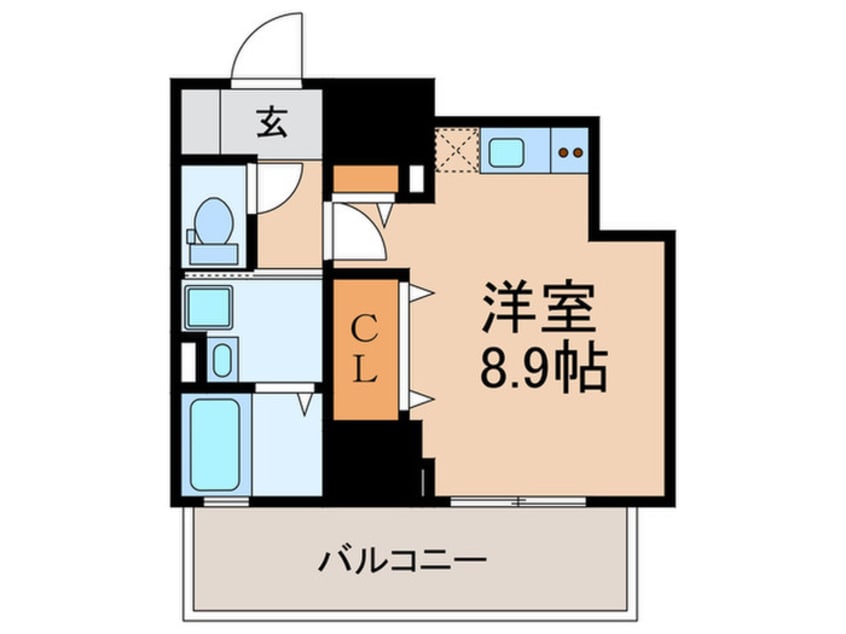 間取図 コンパルティア東長崎