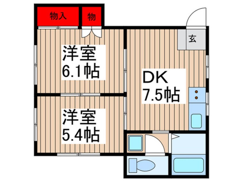 間取図 スメル　スウィート