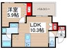 仮)クラリス 1LDKの間取り