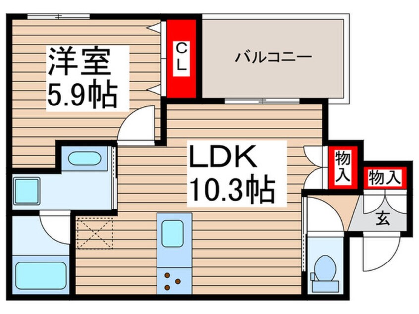 間取図 仮)クラリス