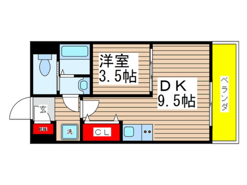 間取図 金太郎ヒルズ１７５