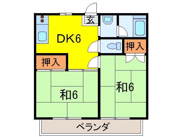 間取り図 安藤ハイツ