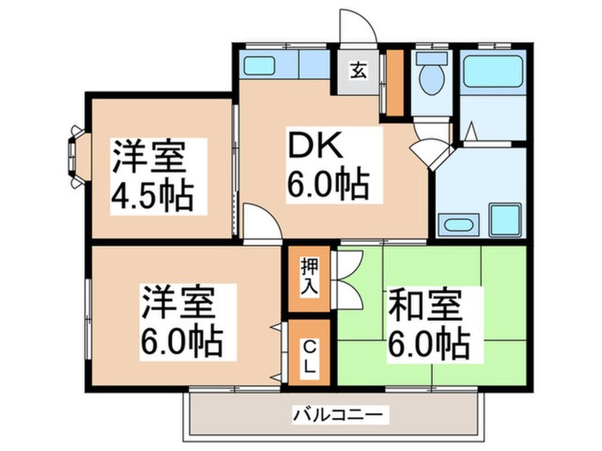 間取図 こさかハイツ