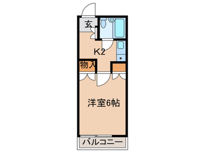 間取図 ヴィラフロ－レ