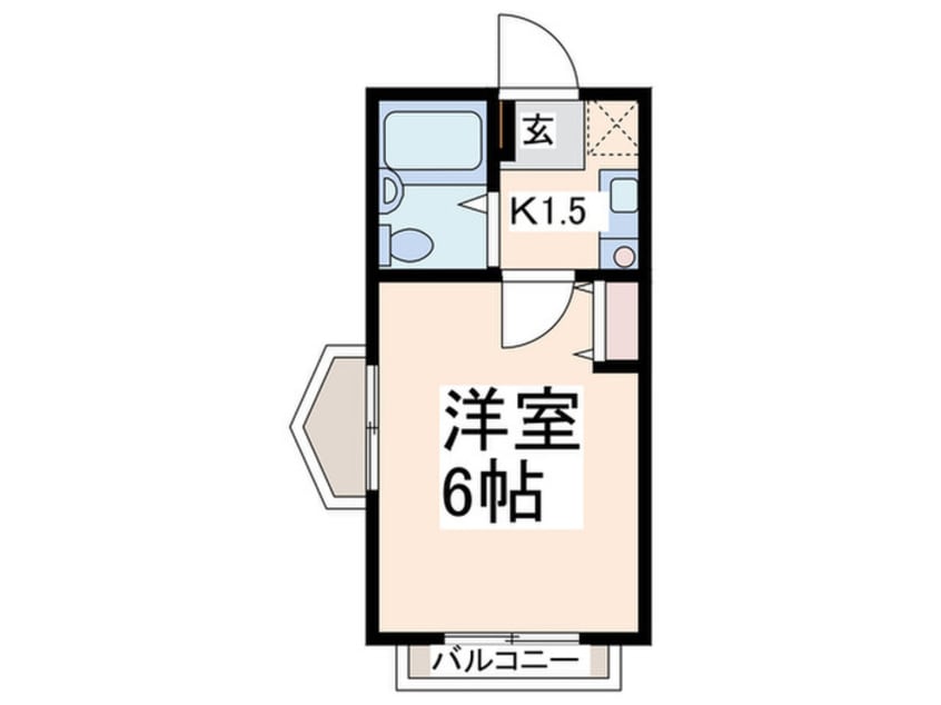 間取図 フラワ－Ｋ
