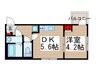 Ｓｏｌａ 1DKの間取り