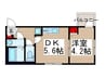 Ｓｏｌａ 1DKの間取り