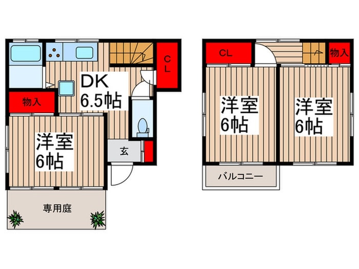 間取り図 中宗岡３丁目レントハウス