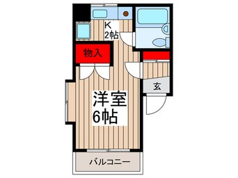 間取図 シャンブル南浦和