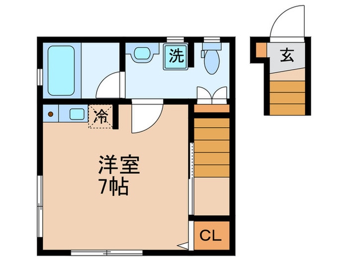 間取り図 本羽田３丁目