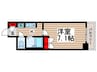 レジディア南行徳 1Kの間取り