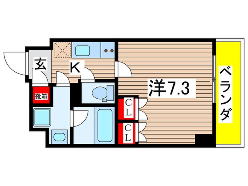 間取図 CREVISTA大島Ⅰ(707)