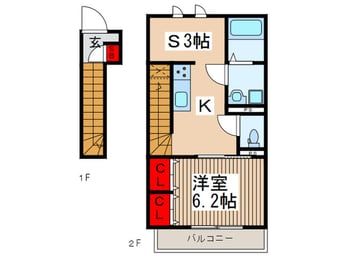 間取図 クレール大畑