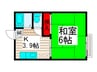 アメニティハイツ西新井 1Kの間取り
