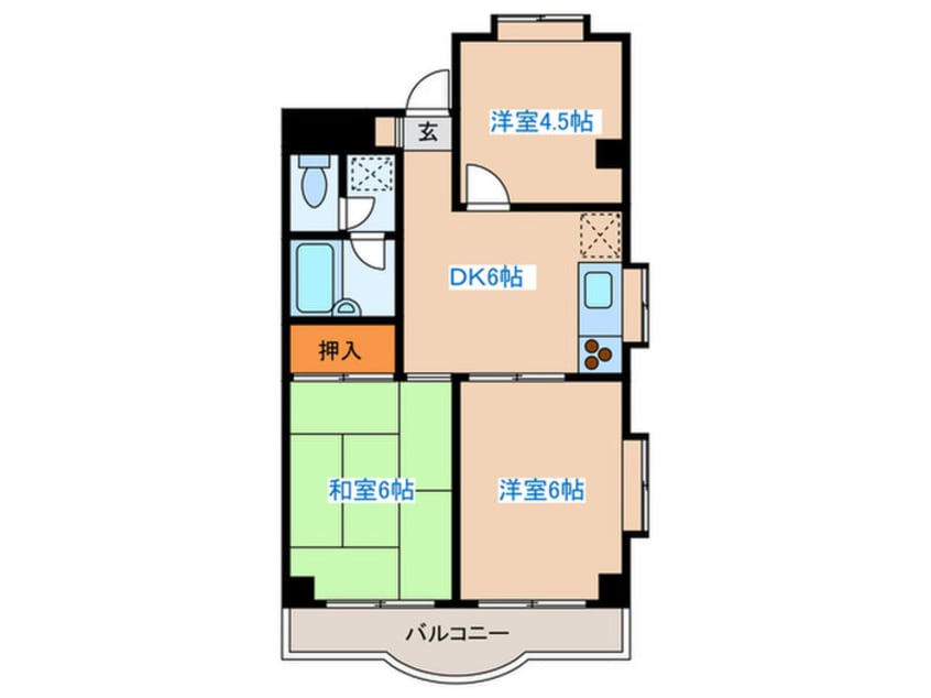 間取図 エクセレンス・コダマ