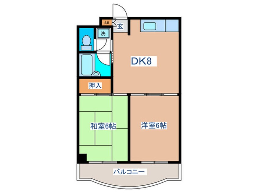 間取図 エクセレンス・コダマ