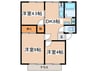 ハイツイナミ 3DKの間取り