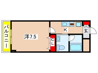間取図 グリーン・ベル柿生