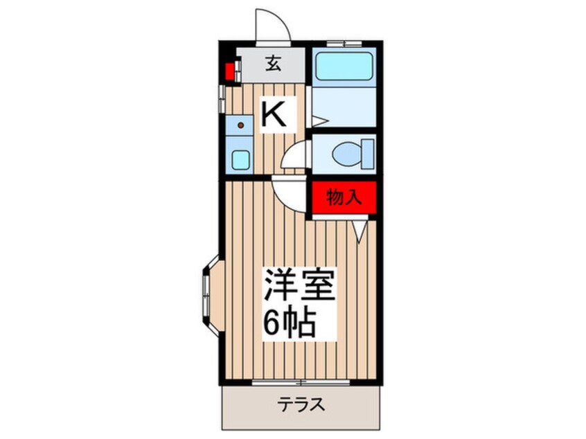 間取図 プリンセスオノ